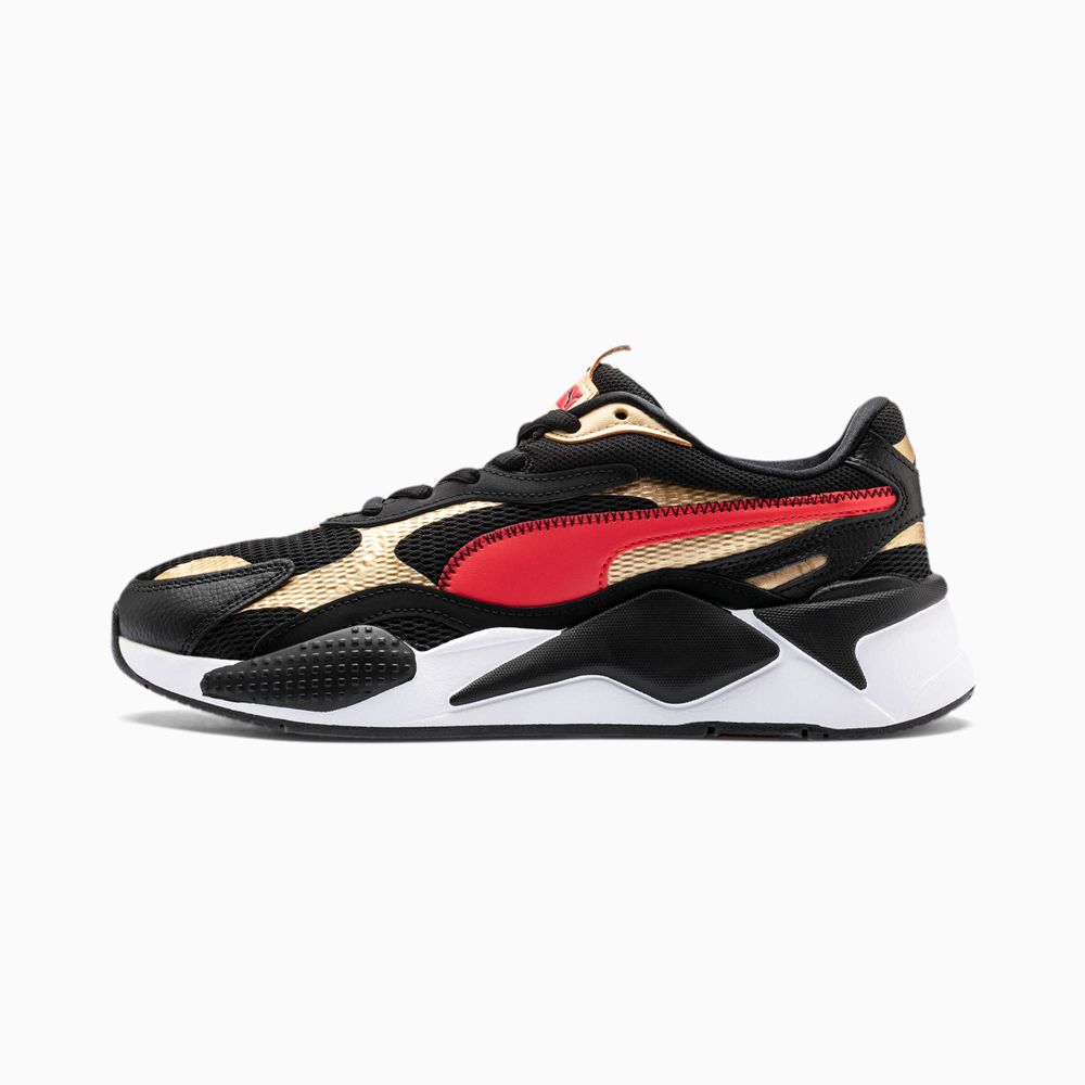 Puma RS-X³ Chinese New Year Férfi Sportcipő - Fekete/Piros/Arany ( Hungary - QAXMY2703 )